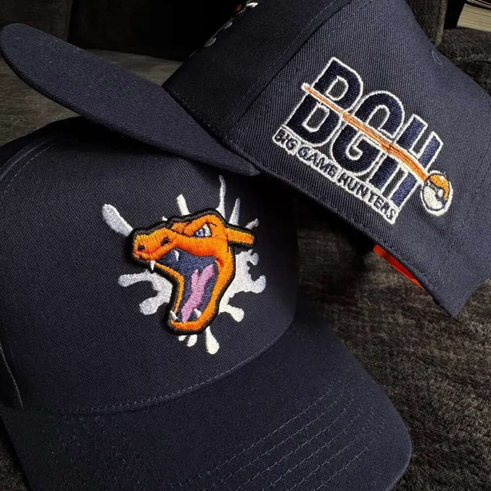 Big Game Hunters 'Zards End Dark Blue A-frame Snapback Hat